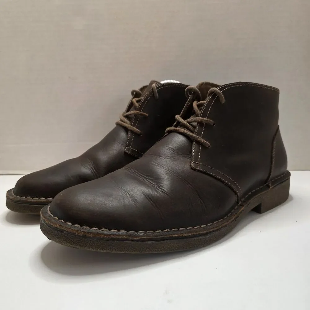 Chaps Leather Chukka Boots Men’s 11M Brown 96-98459